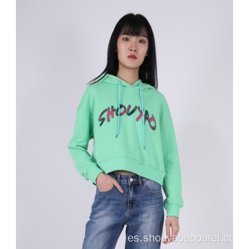 SUDADERA CON CAPUCHA PARA MUJER